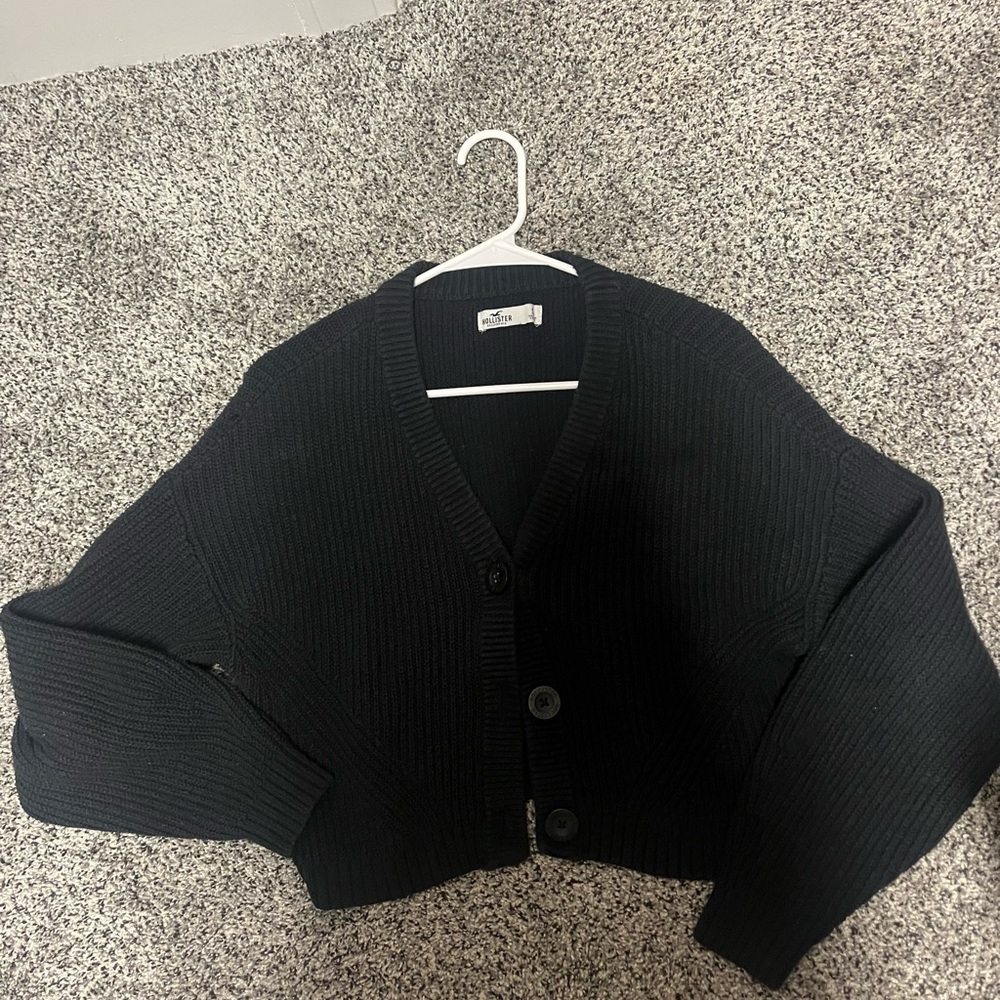 Black hollister cardigan